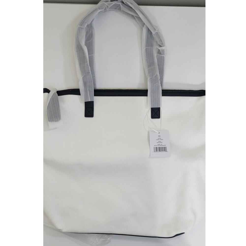 Walter Baker Tote Large Weekender Canvas Bag Overnight Laptop Office Tote NWT - Picture 6 of 9